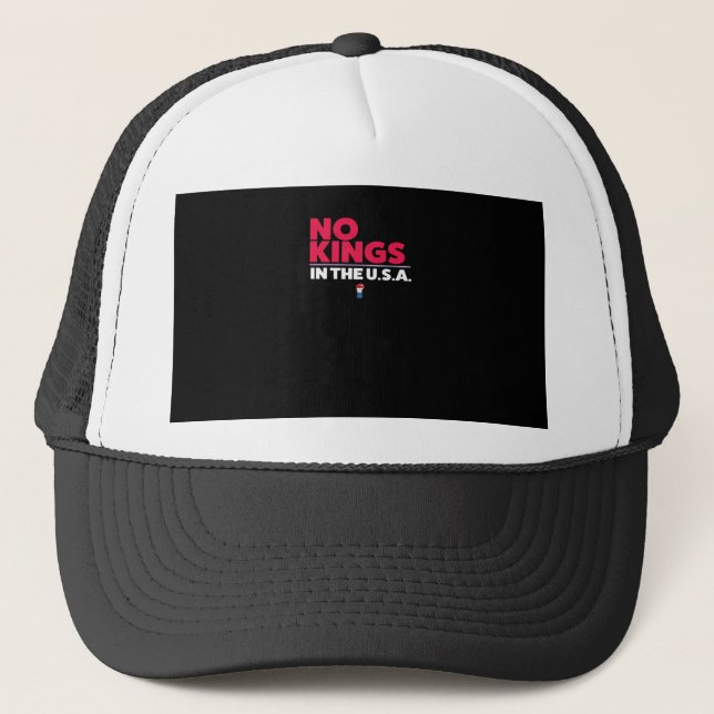Casquette No Kings In The USA Trendy Graphic (Devant)