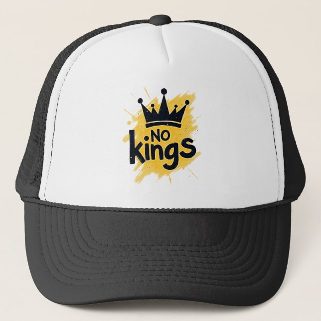 Casquette No Kings – Power to the People Design (Devant)
