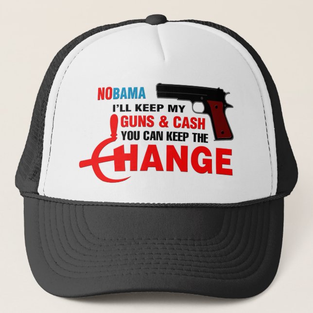 Casquette Nobama - gardez le changement ! (Devant)