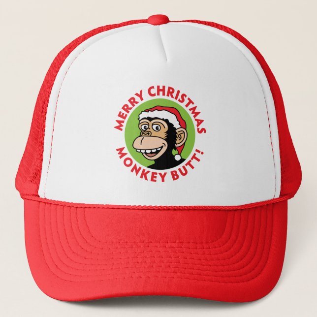 Casquette Noël à Monkey Butt (Devant)