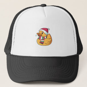 Casquette Noël Caoutchouc Canard Santa Chapeau Cadeau Pour L