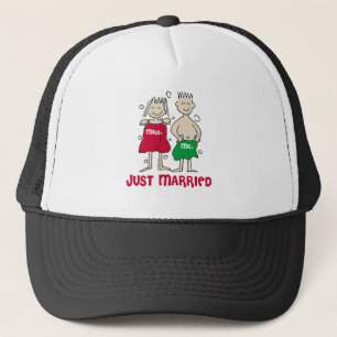 Casquette Noël juste marié