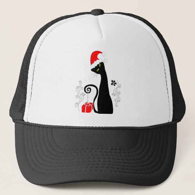 Casquette Noël moderne Kitty (Devant)