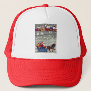Casquette Noël Vintage, Cheval du Père Noël
