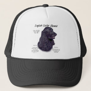 Casquette Noir anglais Cocker Histoire espagnole