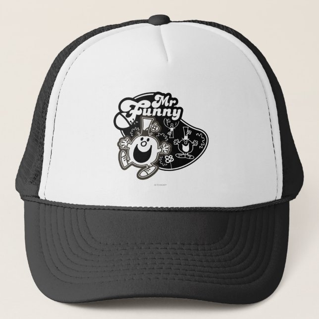 Casquette Noir & Blanc M. Funny (Devant)