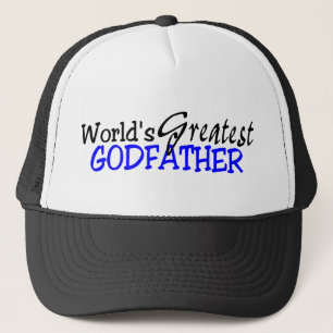 Casquette Noir bleu du plus grand parrain des mondes