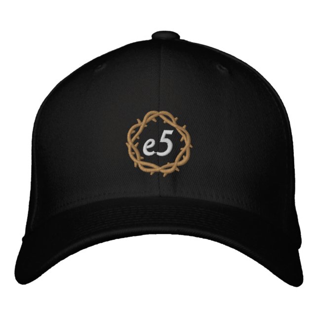 casquette noir e5 (Devant)