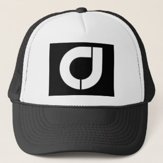 Casquette noir et blanc du camionneur des hommes