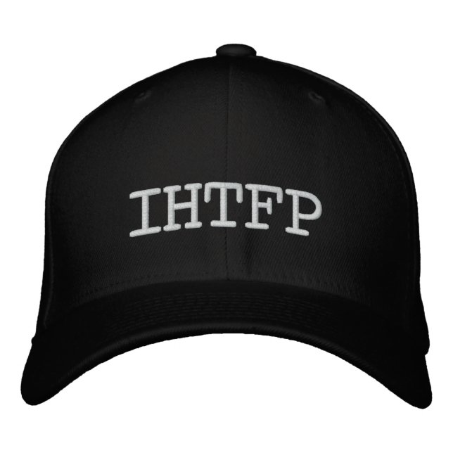 Casquette noir IHTFP (Devant)