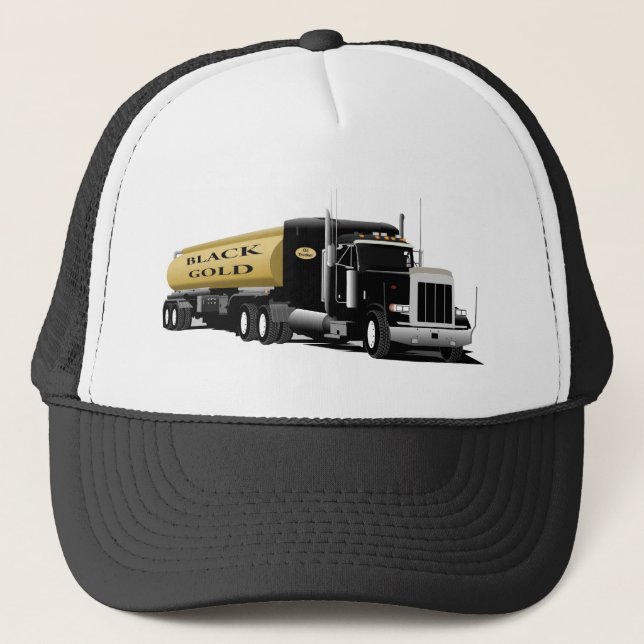 Casquette Noir semi (Devant)
