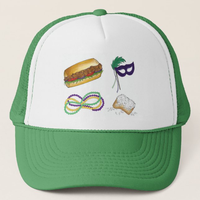 Casquette NOLA New Orleans Louisiane Mardi Gras Carnival (Devant)