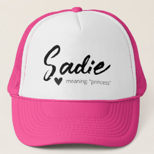 Casquette Nom adie Révéler Signification Minimal Texte Moder
