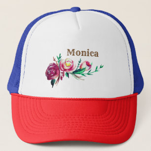 Casquette Nom, Chapeau de camion de fleurs