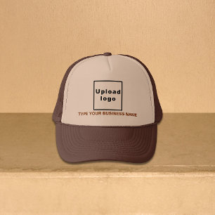 Casquette Nom commercial et logo Brown et chapeau de camion