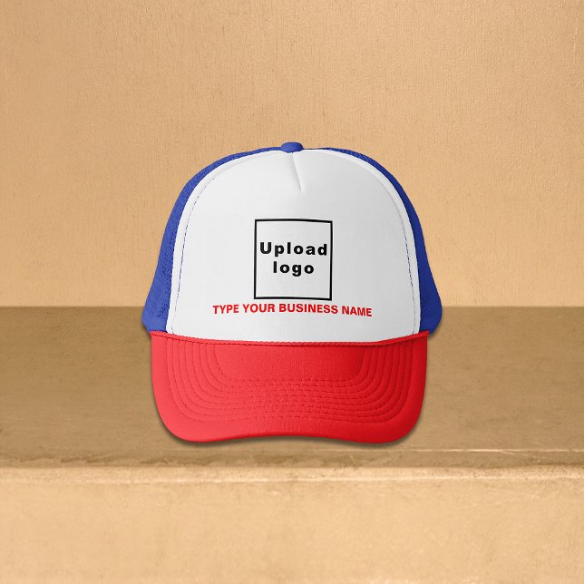 Casquette Nom commercial et logo sur chapeau de camion multi (Your business name and logo on multicolored trucker hat)