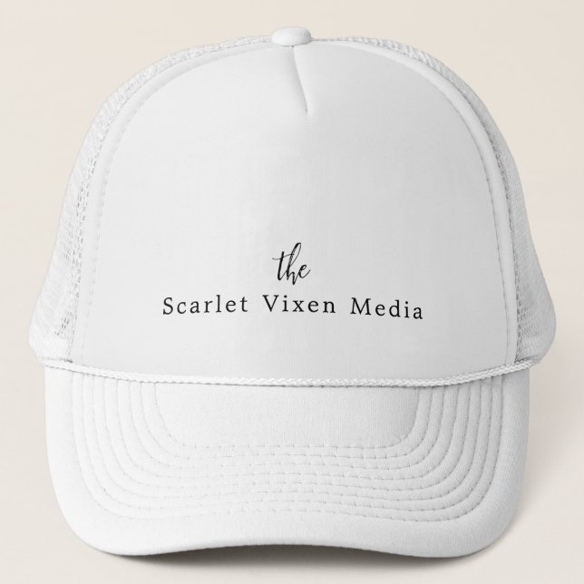 Casquette Nom commercial personnalisé Chapeau de camion - Lo (Devant)