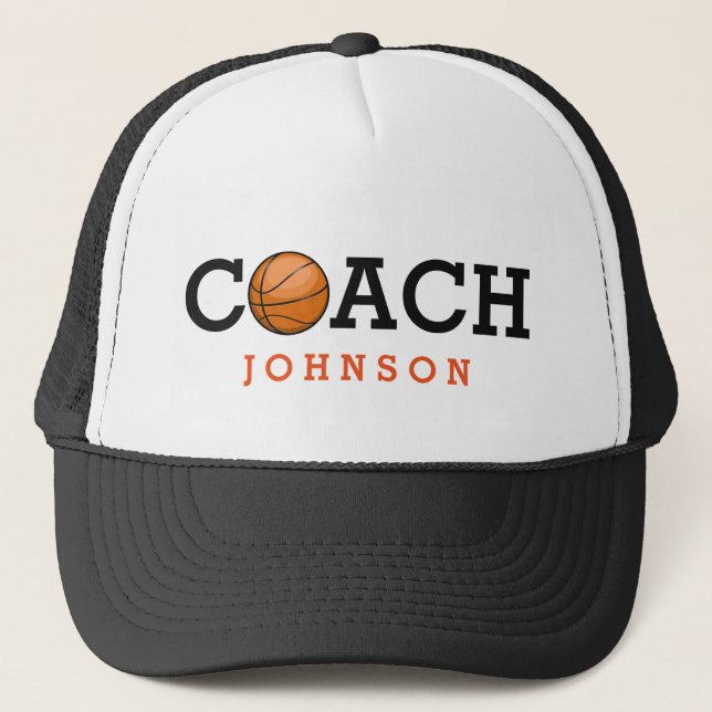 Casquette Nom de coutume d'entraîneur de football (Devant)