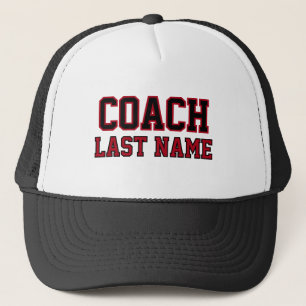 Casquette Nom de famille personnalisé de l'entraîneur