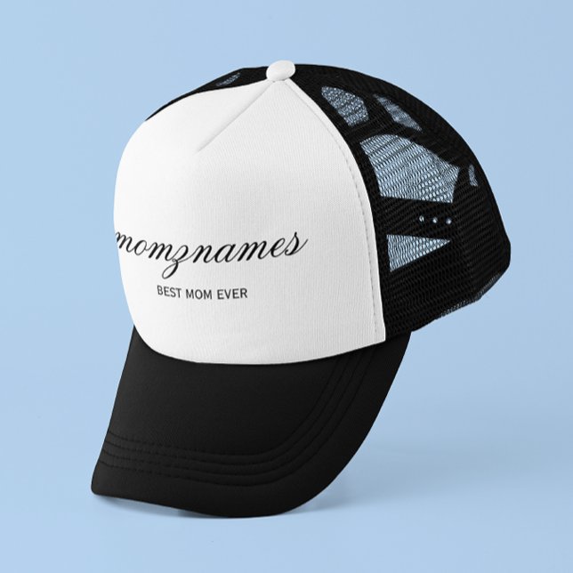 Casquette Nom de la calligraphie personnalisée de la meilleu (Créateur téléchargé)
