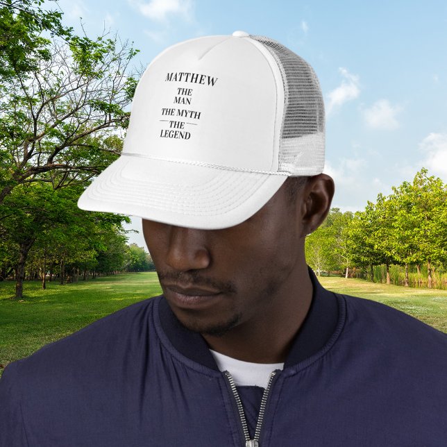Casquette Nom de légende du mythe humain (Créateur téléchargé)