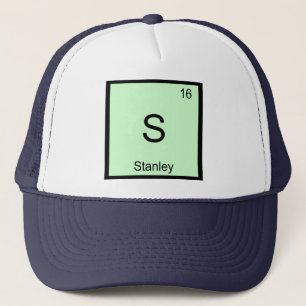 Casquette Nom de Stanley Élément de chimie Tableau périodiqu