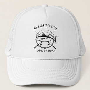 Casquette Nom de votre bateau capitaine