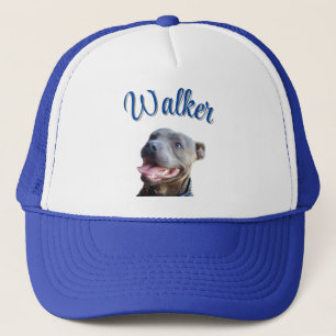 Casquette Nom de Walker avec Staffy Bull Terrier, 