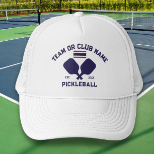 Casquette Nom d'équipe de club de pickleball Drapeau thaïlan
