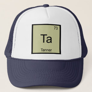 Casquette Nom du bandeau publicitaire Élément de chimie Ta