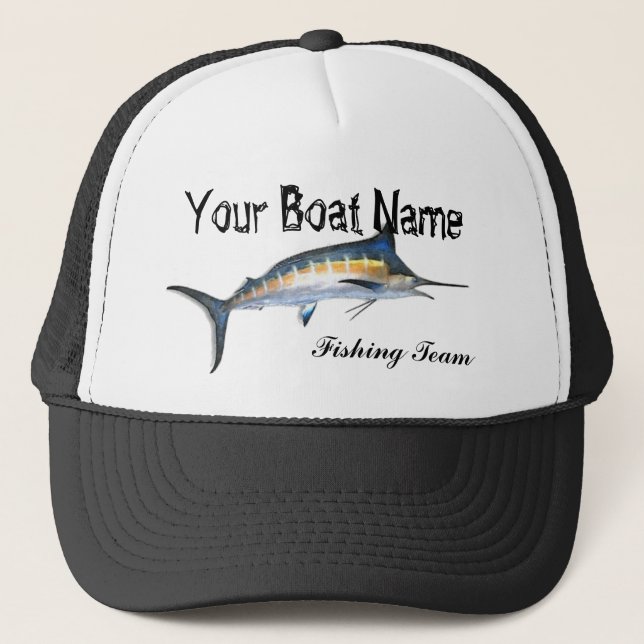 Casquette Nom du bateau personnalisé Casque de camionneur Ma (Devant)