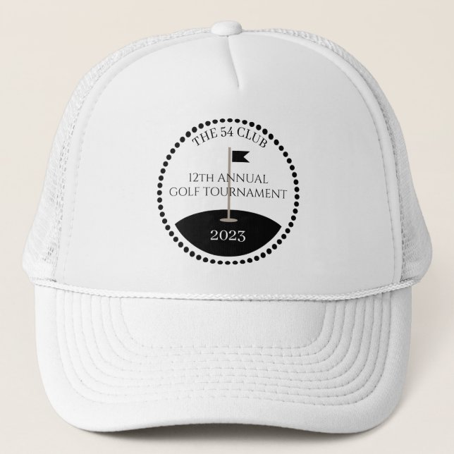 Casquette Nom du club de tournoi de golf (Devant)