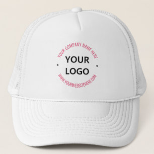 Casquette Nom du logo Site Web et couleurs Chapeau de camion