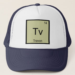 Casquette Nom du voyage Chimie Élément Tableau périodique