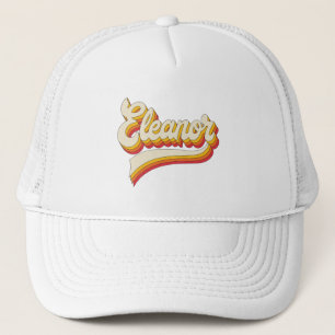 Casquette Nom Eleanor Rétro Design Vintage Années 70