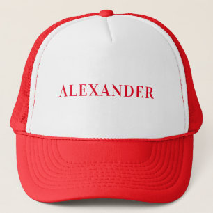 Casquette Nom personnalisé Chapeau de camion - Votre police 