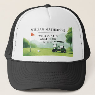Casquette Nom personnalisé de club de golf Buggy