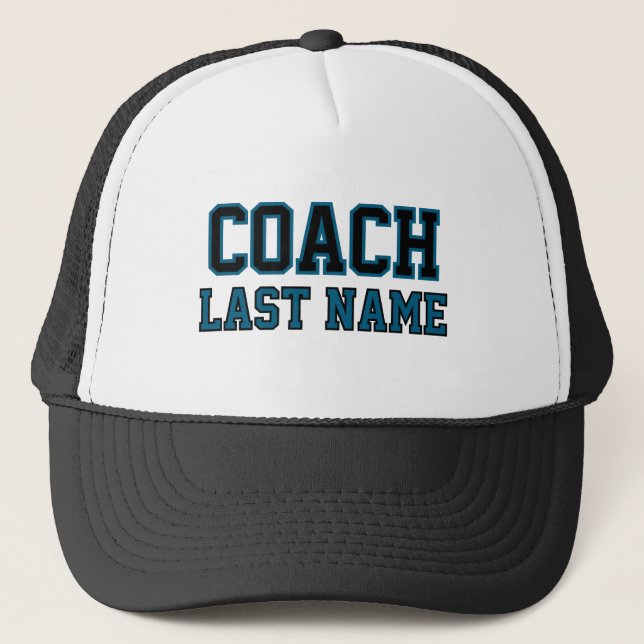 Casquette Nom personnalisé de l'entraîneur (Devant)