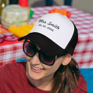 Casquette Nom personnalisé enterrement de vie de jeune fille