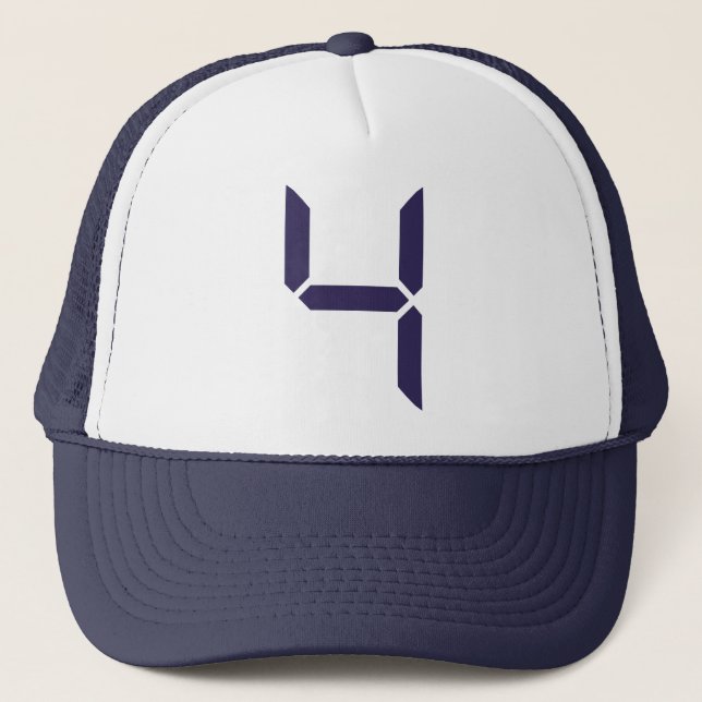 Casquette Nombre - quatre - 4 (Devant)