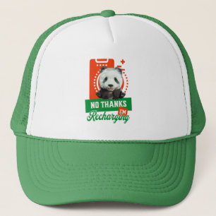Casquette Non Merci, je recharge la batterie de l’ours de Pa
