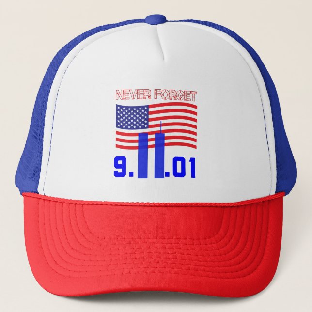 Casquette N'oubliez jamais le 11 septembre (Devant)