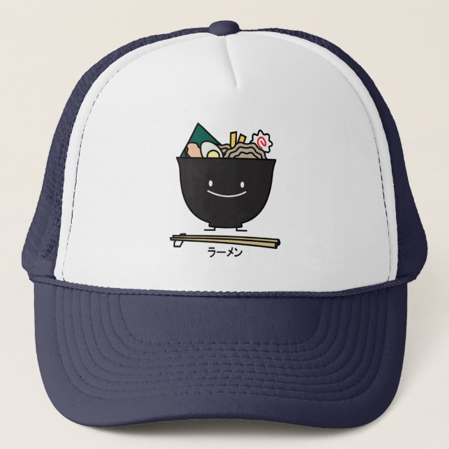 Casquette Nouilles de Japonais d'algue de porc de baguette (Devant)