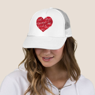 Casquette Nous Aimons Parce Qu'Il A D'Abord Blanc