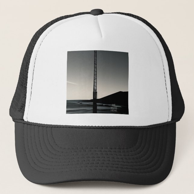 Casquette Nous étions ici w titre camionneur chapeau (Devant)