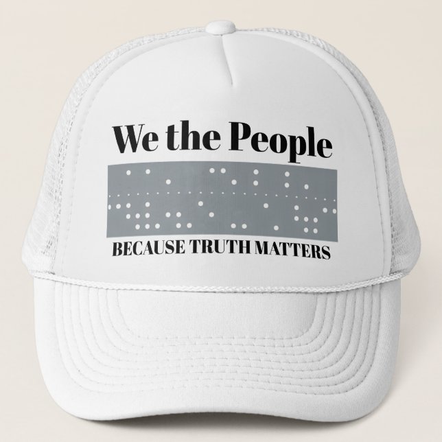 Casquette Nous le Peuple Parce que la Vérité Compte ITA2 Cod (Devant)