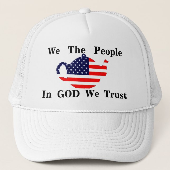 Casquette Nous les personnes dans un DIEU nous faisons (Devant)
