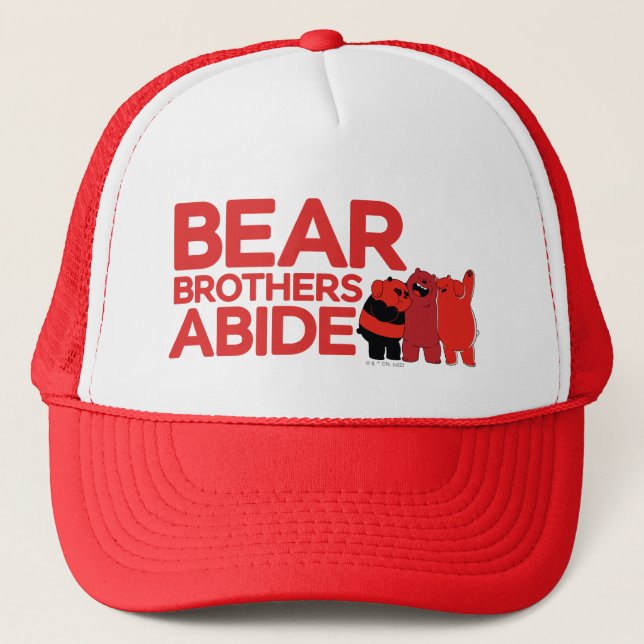 Casquette Nous Ours nu - Ours Frères Abide (Devant)