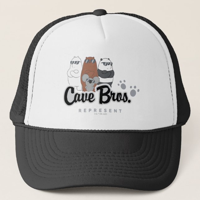 Casquette Nous Ours Nus - Bros Grotte. Représenter (Devant)