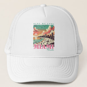 Casquette Nous Venons Miami Floride - Vintage Miami Beach